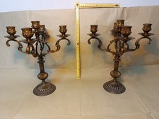 Candelabri ottone vintage usato  Italia