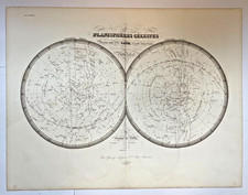 Celestial map dated d'occasion  Paris VI
