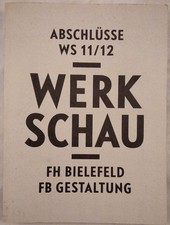 Abschlüsse werkschau bielefel gebraucht kaufen  Boizenburg/ Elbe