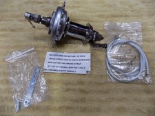 BICICLETA NOVA PARTIDA VELOCIDADE TRIPLA 36 FUROS CUBO 26 DENTES RODA DENTADA CROMADA #33 comprar usado  Enviando para Brazil