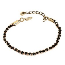 Bracciale tennis nero usato  Scandicci