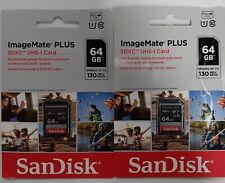 Cartão de memória SanDisk 2 64GB ImageMate Plus SDXC UHS-1*130MB/s*Full HD*SD cartão GB comprar usado  Enviando para Brazil