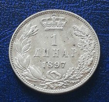 Serbie dinar roi d'occasion  Nice-