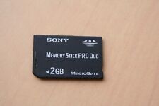 Cartão de memória 2GB OFICIAL SONY MEMORY STICK PRO DUO PSP - PLAYSTATION - GENUÍNO comprar usado  Enviando para Brazil