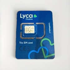 Lycamobile sim italiana usato  Italia