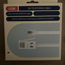 Logik telephone cable for sale  BRADFORD