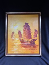 Vintage framed chen for sale  Lake Worth