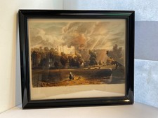 Framed vintage print for sale  BRIDGNORTH