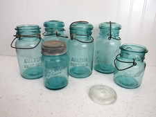 Vtg blue glass for sale  Little Falls
