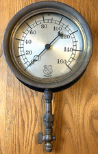 Antique steam gauge for sale  New Milford