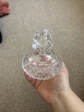 Crystal perfume bottle for sale  DUNSTABLE
