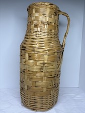 Wicker rattan vase for sale  Bluffton