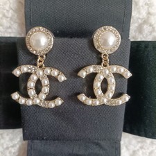 Chanel gold pearl for sale  Nampa