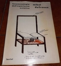 Mikel dufrenne fenomenologia usato  Italia