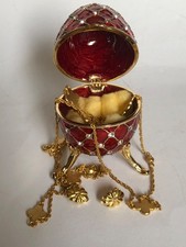 Schmuck rot fabergé gebraucht kaufen  Schrozberg