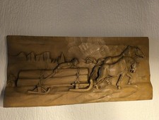 Holzrelief handgeschnitzt gebraucht kaufen  Willingen