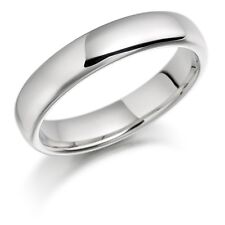 Anel de aliança de casamento feminino prata esterlina 925 masculino formato D 5 mm  , usado comprar usado  Enviando para Brazil