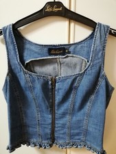 Top canotta jeans usato  Spoleto