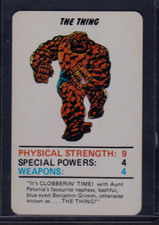 1977 British The THING/BEN GRIMM Marvel Super Heroes Card Muito Bom+ comprar usado 1977 British The THING/BEN GRIMM Marvel Super Heroes Card Muito Bom+ comprar usado  Enviando para Brazil