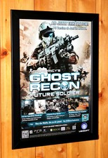 Tom Clancy's Ghost Recon Future Soldier raro pequeno pôster/página de anúncio emoldurada PS3 comprar usado  Enviando para Brazil