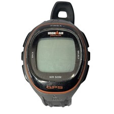 Timex Ironman relógio GPS triatlo WR 50M preto laranja corrida esportes fitness comprar usado  Enviando para Brazil