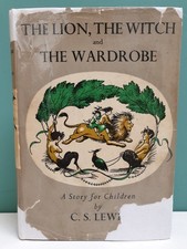 C.S. Lewis The Lion the Witch and the Wardrobe 3rd Printing 1956 Hardback DJ, usado comprar usado  Enviando para Brazil