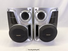 Usado, Conjunto de sistema de alto-falantes Panasonic SB-AK33 subwoofer direito e esquerdo alto-falantes com cabos comprar usado  Enviando para Brazil