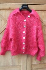 Strickjacke rosa mohair gebraucht kaufen  Augsburg