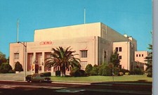 Cartão postal CA Fresno Memorial Auditorium California 1955 cromado vintage PC G7074 comprar usado  Enviando para Brazil