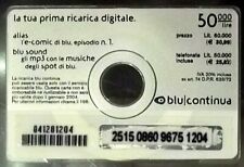 Scheda telefonica blu usato  Palermo