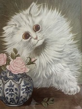 Pair louis wain for sale  LEAMINGTON SPA