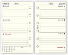 Ricambio agenda organizer usato  Roma