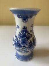 Delftware small vase for sale  ROYSTON