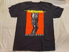 Camisa preta Carcass Heartwork Band manga curta masculina feminina P-5XL, usado comprar usado  Enviando para Brazil