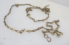 Cabide de corrente de latão vintage luz de cisterna puxar quadro antigo 68" comprar usado  Enviando para Brazil