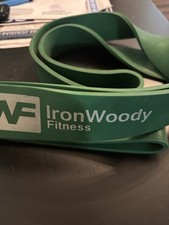 Cinto fitness de ferro amadeirado IWF, usado comprar usado  Enviando para Brazil