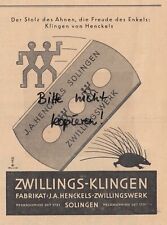 Solingen werbung 1928 gebraucht kaufen  Leipzig