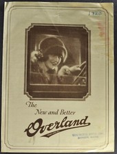 1923 overland brochure for sale  Olympia