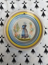 Ancienne assiette faïence d'occasion  Callac