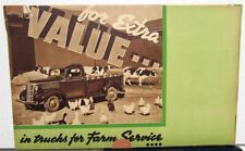 GMC Farm Service Truck 1937 valor venta folleto carpeta carpeta cartelero frágil original segunda mano  Embacar hacia Mexico