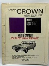 TOYOTA CROWN Station Wagon Utility 1975 catálogo de peças MS 83 88 series  comprar usado  Enviando para Brazil