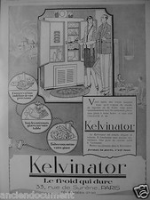Publicité 1927 kelvinator d'occasion  Compiègne