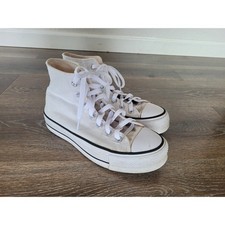 Usado, Tênis Converse Chuck Taylor All Star plataforma cano alto branco tamanho 7 #3 comprar usado  Enviando para Brazil