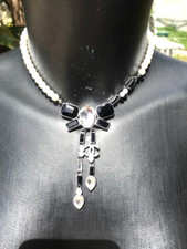 Chanel necklace crystal usato  Pontinia