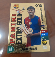 ADRENALYN 2024/25   PANINI EXTRA GOLD LAMINE YAMAL  comprar usado  Enviando para Brazil