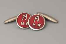 Vintage cufflinks music for sale  NOTTINGHAM