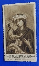 PISA 1947 MARIA SS.MA DI SOTTO GLI ORGANI IN DUOMO SANTINO CON PREGHIERA comprar usado  Enviando para Brazil