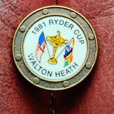 Ryder cup 1981 for sale  BENFLEET