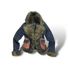 Emporio Armani Futro Kurtka dżinsowa Opium Streetwear Włoska Rozmiar Medium  na sprzedaż  PL