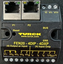 Módulo PLC/IO TURCK FEN20-4DIP-4DXP - Frete Grátis (Caixa Original Ausente) comprar usado  Enviando para Brazil